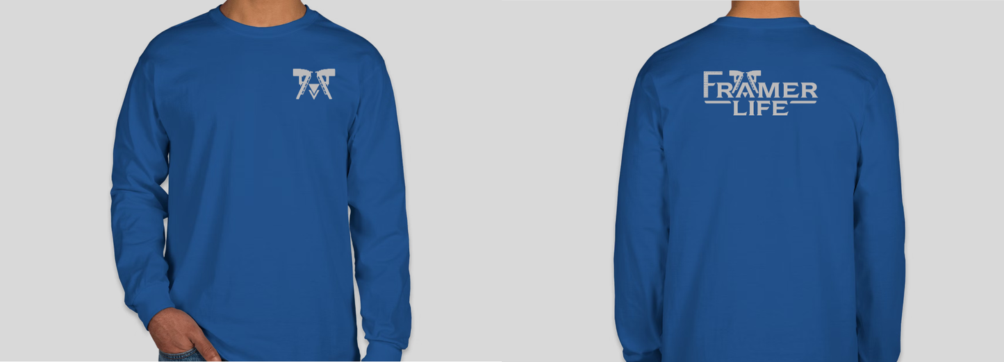 Blue Long Sleeve (Soft Cotton)