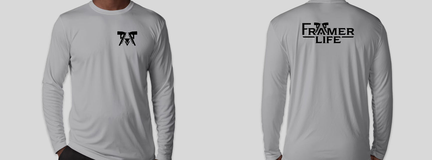 Grey Long Sleeve (Performance)