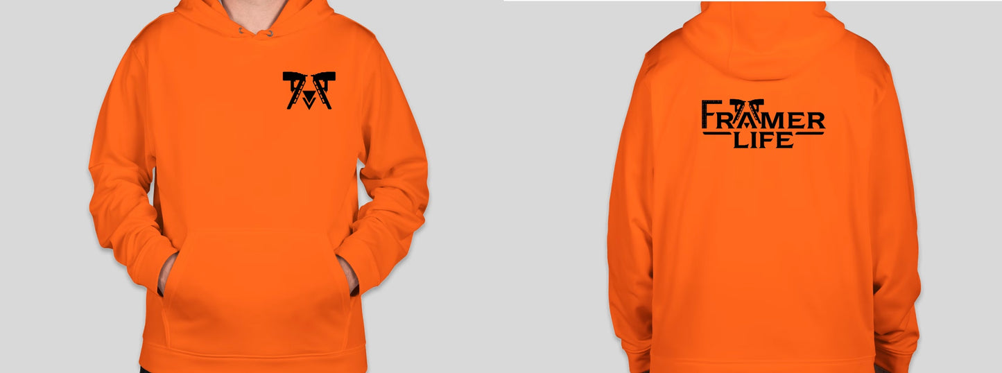 Safety Orange Hoodie