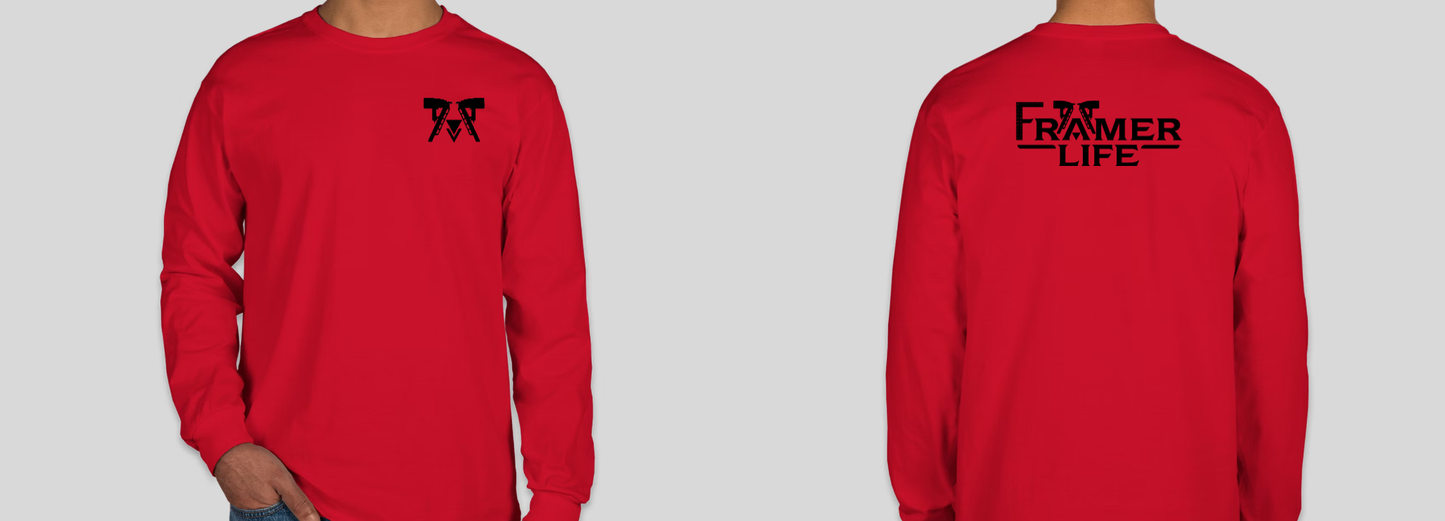 Red Long Sleeves (Soft Cotton)