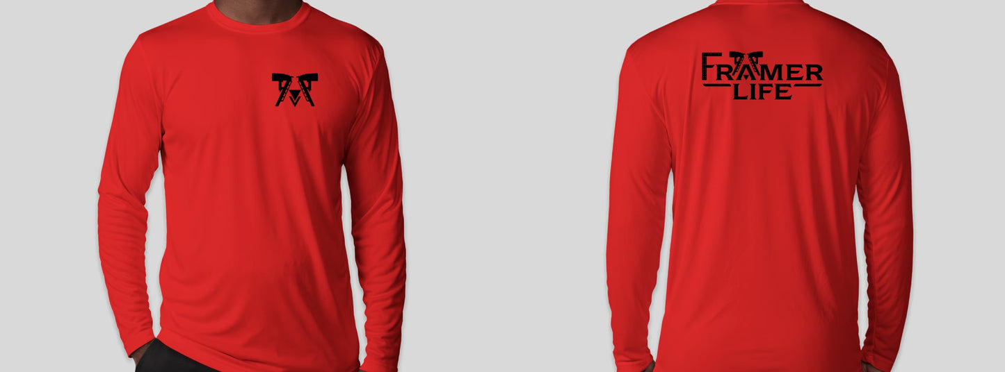 Red Long Sleeve (Performance)