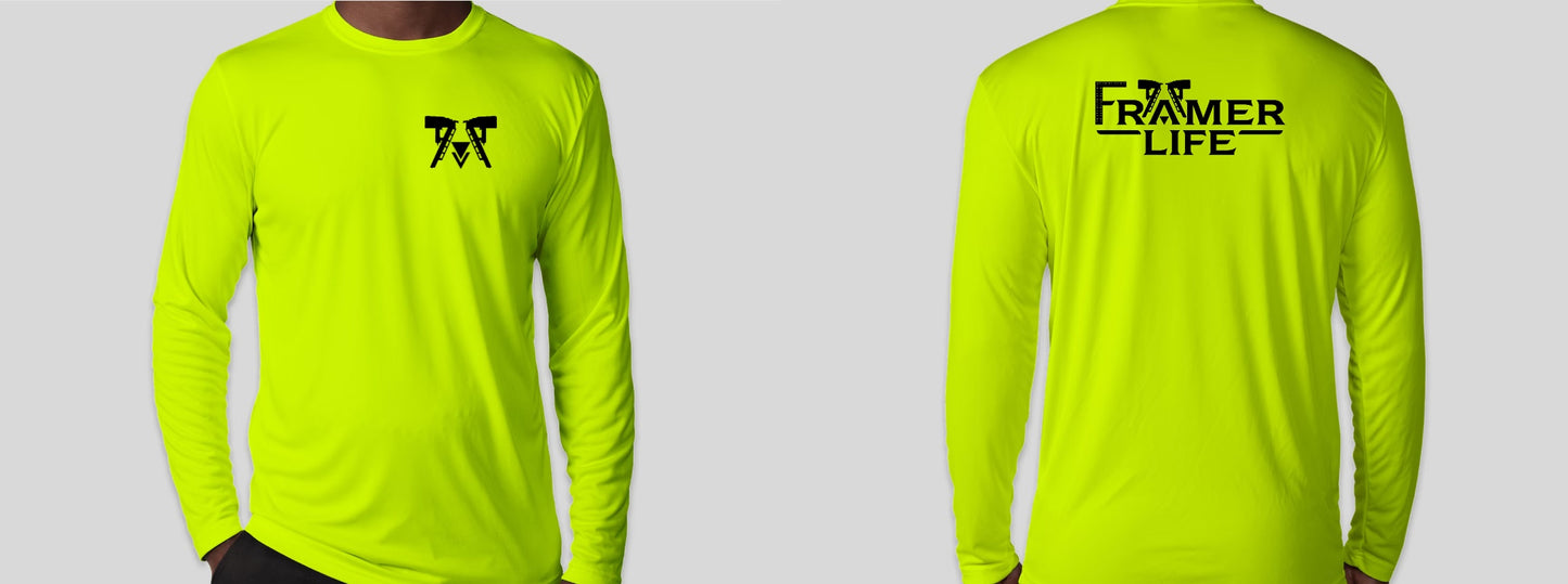 Safety Yellow Long Sleeve (Performance)