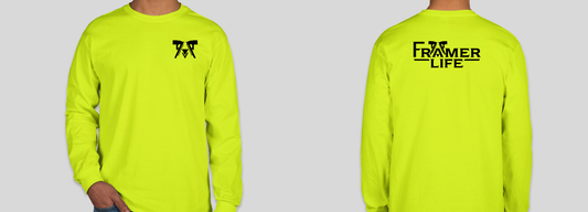 Safety Yellow Long Sleeve  (Soft Cotton)